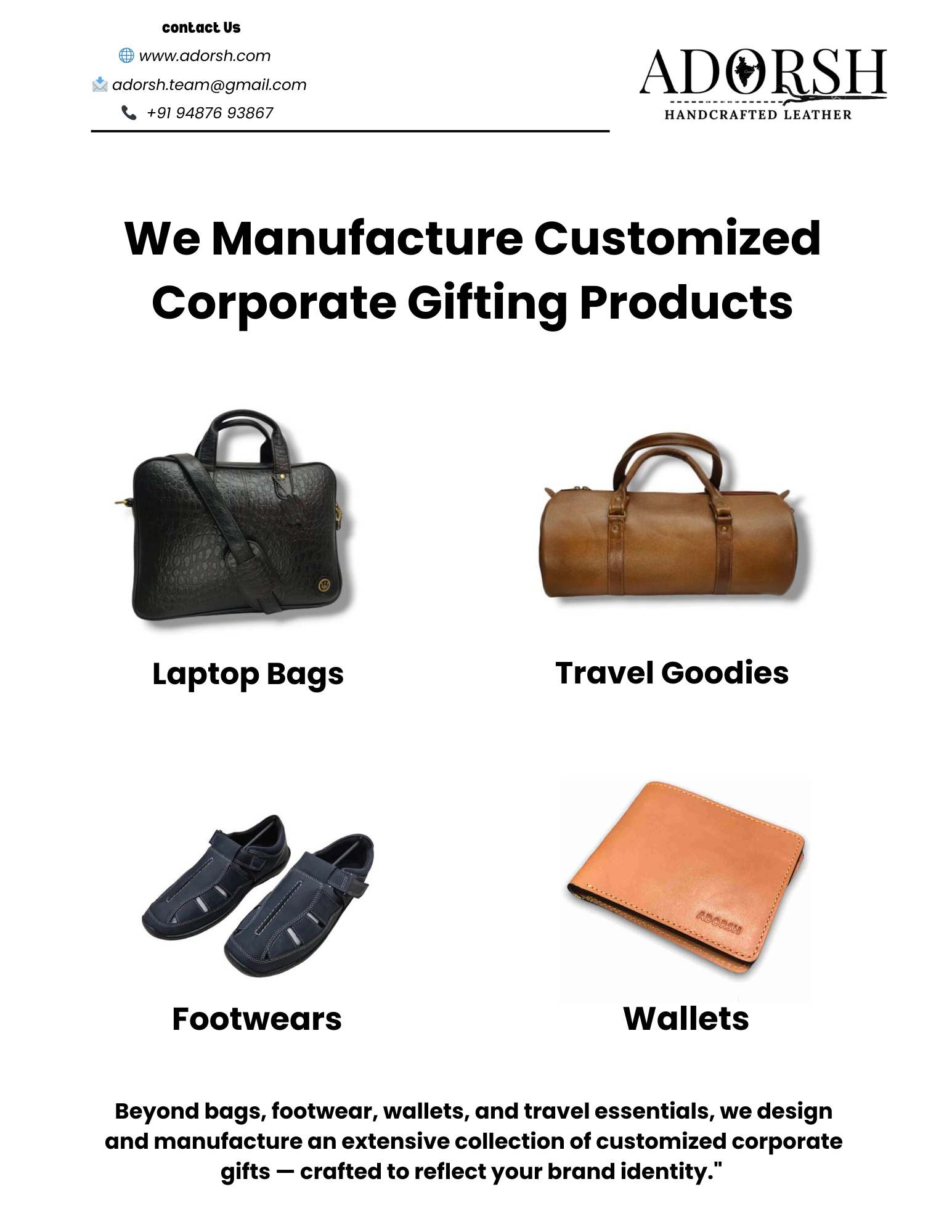 Corporate Gifting Catalogue Cover